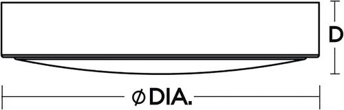 Miniatura 3 de Aspect OTVF1425LAJD1BA Octavia LED Montaje empotrado, 14", aluminio cepillado