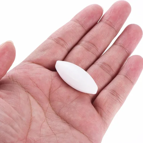 Miniatura 5 de MECCANIXITY Agitador magnético mezclador barra de agitación 40 mm (1.57 ") x15mm verde oliva forma PTFE recubrimiento imán blanco para laboratorio
