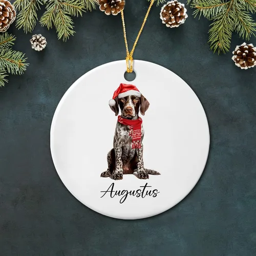 Miniatura 21 de Bichon Frise - Adorno de cerámica de Navidad 2025, adornos personalizados de Bichon Frise regalos para los amantes de los perros, bonito adorno
