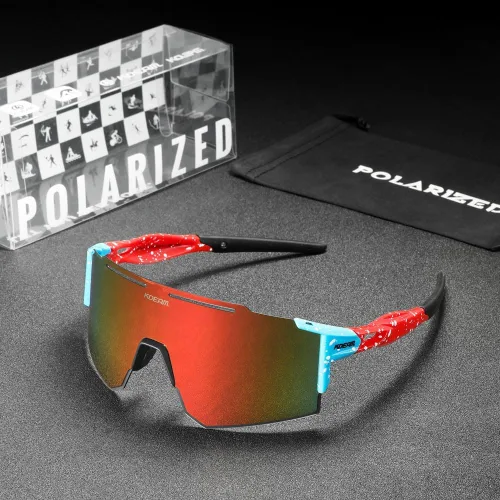 Miniatura 2 de Gafas de sol polarizadas deportivas para mujeres y hombres, UV400, gafas de ciclismo, béisbol, correr, pesca, al aire libre, resistentes al viento