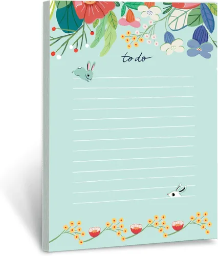 Miniatura 5 de Bloc de notas de lista de tareas (juego de 3) Bloc de notas de notas florales de Ana Sanfelippo