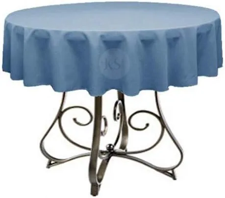 Miniatura 43 de Mantel redondo de poliéster de 72 pulgadas, disponible en más de 45 colores, ideal para restaurantes y superposiciones versátiles de eventos, elige