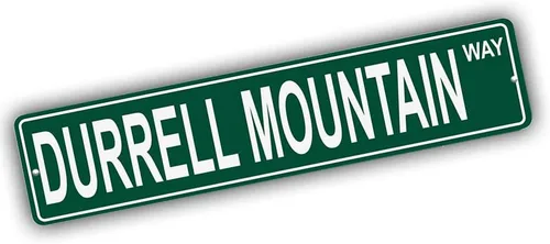 Miniatura 112 de Ohio Mountains Pick Your Mountain Compatible/repuesto para Acme Hill United States Mountain aluminio metal metal metal estilo letrero de calle