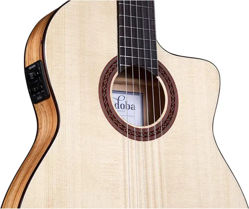 Miniatura 2 de Cordoba C5-CE CD Lefty Cutaway Acústico-Eléctrica Guitarra de Cuerda de Nailon, Serie Iberia