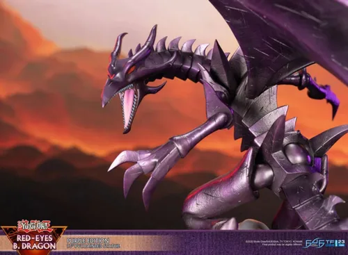 Miniatura 9 de First 4 Figures Red Eyes B. Dragon Purple Edition Estatua