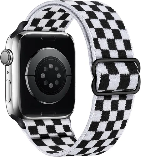 Miniatura 12 de Correas elásticas de nailon compatibles con Apple Watch de 1.496 pulgadas, 1.575 pulgadas, 1.614 pulgadas, 1.654 pulgadas, 1.732 pulgadas, 1.732