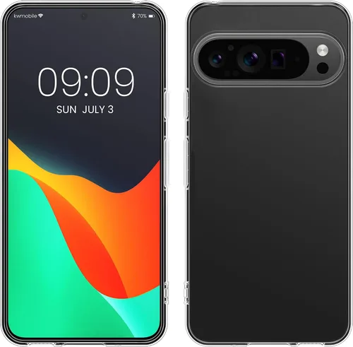 Miniatura 10 de kwmobile Funda compatible con Google Pixel 3a - Funda transparente suave delgada y flexible TPU Funda protectora para teléfono - Transparente
