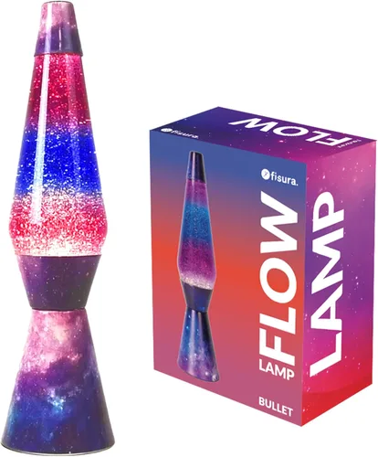 Miniatura 8 de Fisura - Lámpara de movimiento líquido de 15.5 pulgadas, cera roja, luz ambiental retro decorativa, luz nocturna para dormitorio, lámpara de magma