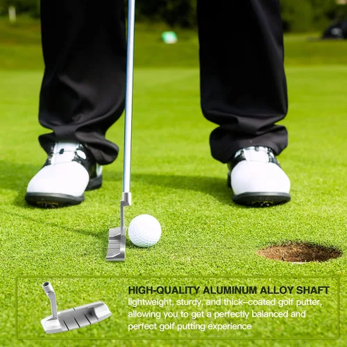 Miniatura 5 de Putter de golf – Putters de golf para hombres diestros o putter de golf para mujeres Mini palos de golf – Putters de mano derecha de 33 pulgadas