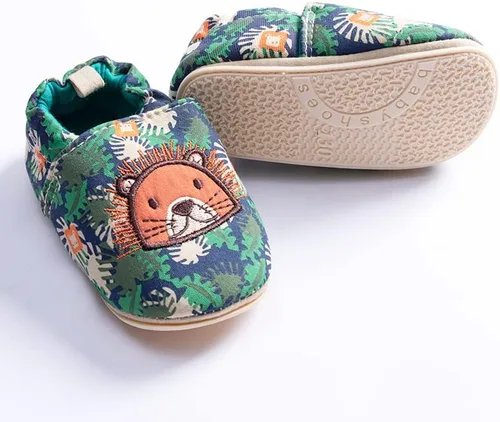 Miniatura 5 de LAFEGEN Zapatos para caminar para bebé, niño, niña, antideslizantes, suela suave, para bebés, recién nacidos, mocasines para primeros pasos
