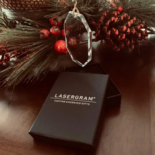 Miniatura 5 de LaserGram Adorno de Navidad, la tía más grande del mundo, grabado personalizado incluido (forma de rectángulo)