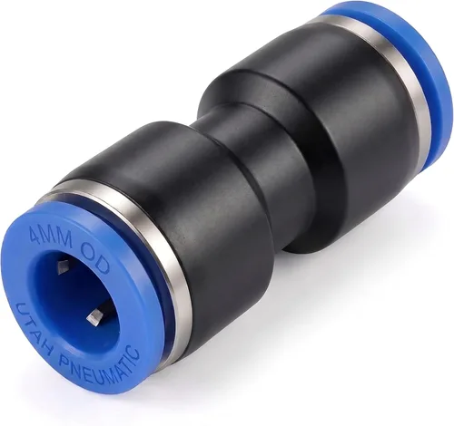 Miniatura 13 de Utah Pneumatic 1/2 Conexiones de empuje para conectar, codo de aire, línea de aire, unión de línea de aire, accesorios de conexión rápida, codo