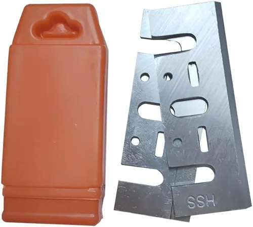 Miniatura 2 de FOXBC Repuesto de hoja de cepilladora HSS de 3-1/4 pulgadas y 3.228 in para Makita KP0810, 1900B, KP0800K, DeWalt D26676, DW6655, DW680, Bosch