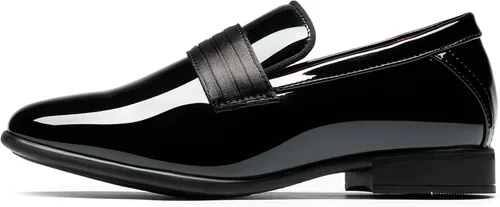 Miniatura 2 de Bruno Marc Zapatos de esmoquin formales para niño, mocasines sin cordones