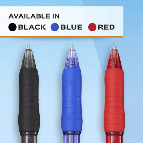 Miniatura 3 de Paper Mate Bolígrafo de gel retráctil con punta de 1/32 pulgadas, color azul, 12
