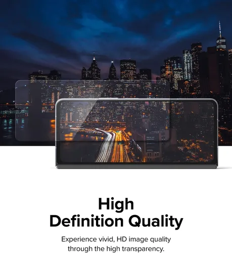 Miniatura 5 de Ringke Protector de pantalla de vidrio templado compatible con Samsung Galaxy Z Fold 5 para pantalla exterior, protector de pantalla de vidrio