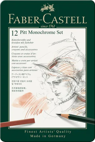 Miniatura 2 de Faber-Castel 112975 PITT - Juego de latas monocromáticas, 12 piezas