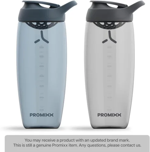 Miniatura 2 de Promixx Pursuit - Botella mezcladora de proteínas, botella deportiva prémium para mezclas de proteínas y batidos de suplementos, vaso mezclador