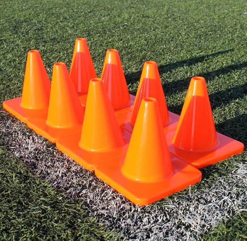 Miniatura 12 de LVL10 Pro - Conos de entrenamiento de fútbol de 6 pulgadas para deportes, para ejercicios de baloncesto, fútbol, baloncesto y agilidad, marcadores