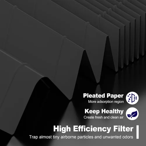 Miniatura 5 de Paquete de 4 filtros de repuesto HEPA 115115 eliminador de humo A para purificador de aire Winix PlasmaWave C535 5300 5300-2 6300 6300-2 P300 AM90