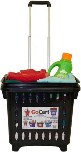 Miniatura 11 de DBEST PRODUCTS - Carrito para compras/ropa sucia Rojo