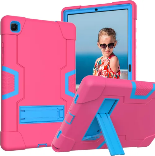 Miniatura 12 de Funda para Tablet de Samsung Galaxy Tab A7 10.4 2020, Funda Protectora de Alta Resistencia y a Prueba de Golpes de PC de Silicona con Soporte