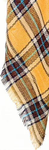 Miniatura 91 de Wander Agio - Bufanda envolvente con diseño a cuadros o triangular para mujer, cálida y larga, de punto, sensación de cachemira, chal