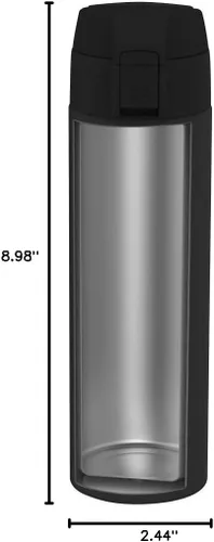 Miniatura 8 de Zwilling 39500-508-0 Taza de viaje 15.2 fl oz Negro, 18/8 acero inoxidable