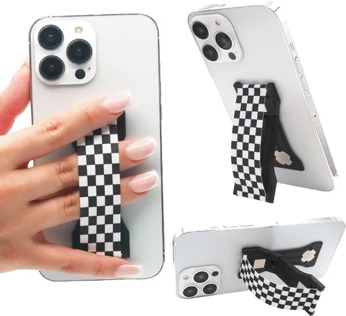 Miniatura 64 de LOVEHANDLE PRO Premium Phone Grip - Correa de silicona para teléfono - Soporte magnético para teléfono y soporte para teléfono inteligente y tableta
