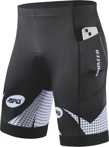 Miniatura 45 de sponeed Pantalones cortos de ciclismo para hombre, pantalones acolchados para ciclismo, ropa de ciclismo