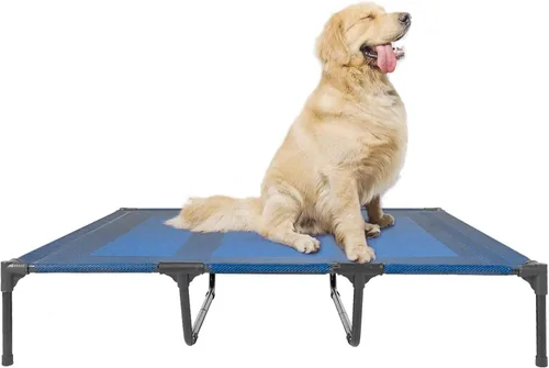 Miniatura 13 de suddus Cama elevada para perros impermeable al aire libre, cama elevada portátil para perros, camas para perros fuera del suelo, cama para perros