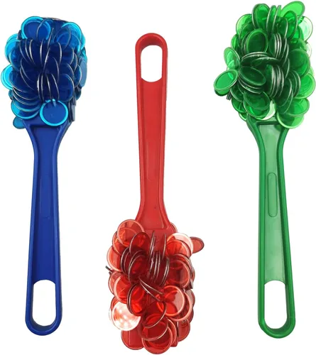 Miniatura 3 de SEETOOOGAMES Juego de chips de bingo de varita magnética, 300 fichas de metal con 3 varitas magnéticas para aula, aprendizaje de ciencias, conteo