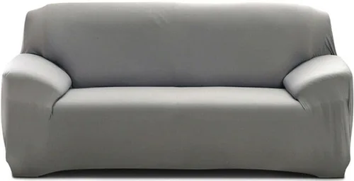 Miniatura 9 de Funda elástica para sofá de color sólido para sofá de 1/2/3/4 plazas, fundas para sofá modular en forma de L, protector de muebles con fundas