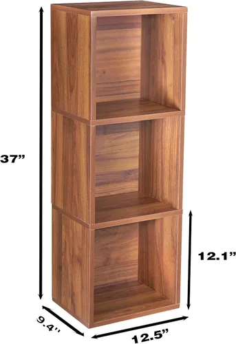 Miniatura 2 de Librería, estantería, estantes de almacenamiento independientes, estantería abierta para dormitorio, estantería pequeña para sala de estar y oficina