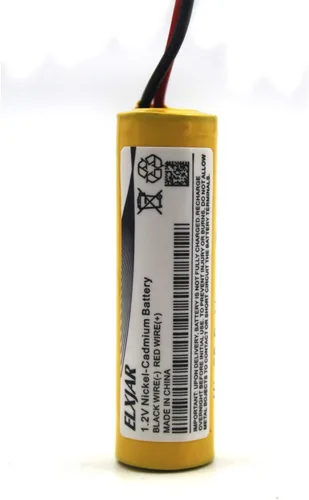 Miniatura 4 de Paquete de 5 baterías de repuesto de 1.2 V 800 mAh Ni-CD AA para Unitech AA800mAh OSA268 ELB-CS01 DAA900BT Lithonia EXR LED EL M6 Señal de salida