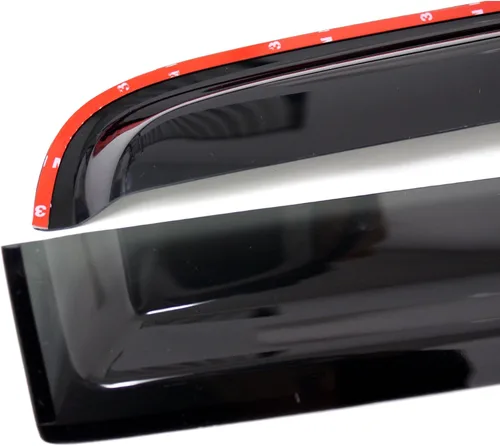 Miniatura 6 de Protectores de lluvia para ventana de automóvil compatibles con Honda Civic Coupe 2006-2011 Tape-On Protectores de lluvia Deflectores de ventana
