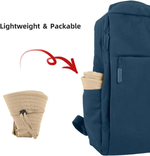 Miniatura 20 de Paquete de 2 sombreros Boonie para hombres y mujeres con protección UV UPF 50+ para pesca, senderismo y jardinería