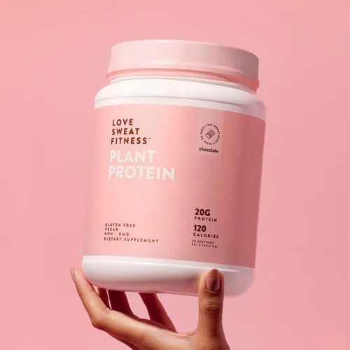 Miniatura 7 de Love Sweat Fitness Proteína en polvo orgánica a base de plantas, chocolate, 28 porciones, 0.71 onzas de proteína, vegano, sin gluten, sin OMG