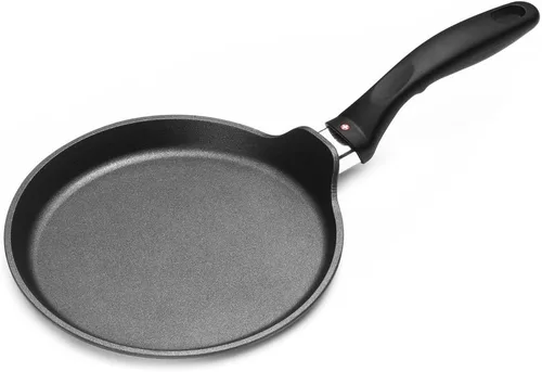 Swiss Diamond Sartén para crepas HD de 10.25 pulgadas, antiadherente, de aluminio, con revestimiento de diamante, apta para lavavajillas y horno,