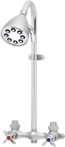 SPEAKMAN SC-1220-1-AF Commander - Ducha industrial expuesta con asas cruzadas, cromo pulido