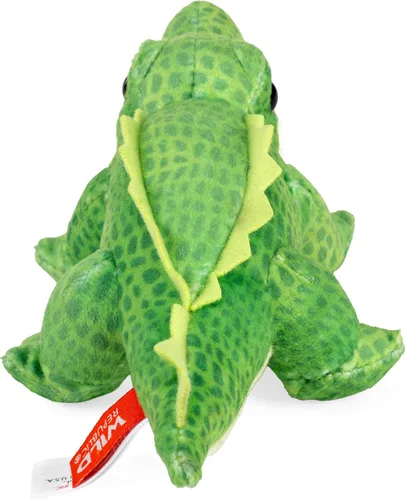 Miniatura 4 de Wild Republic Pocketkins - Aligátor ecológico, animal de peluche, 5 pulgadas, hecho de materiales reciclados, respetuoso con el medio ambiente