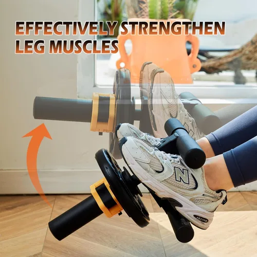 Miniatura 3 de Tibialis Trainer Tib Bar Raise Machine Equipo de ejercicio Entrenamiento de fuerza Rasgando músculos de la parte inferior de las piernas Amarillo