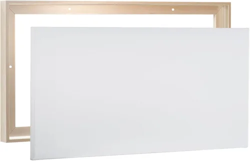 PIXY CANVAS Paquete económico de lienzo estirado de 30 x 40 pulgadas de profundidad y marco flotante para tus pinturas, obras de arte, arte de