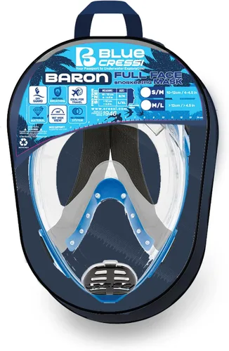 Miniatura 7 de Cressi Baron, transparente/aguamarina, M/L