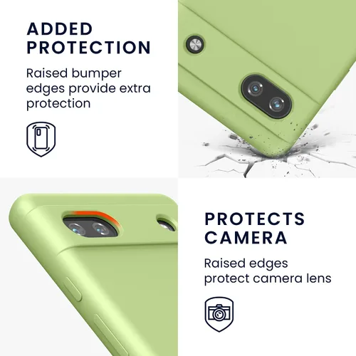 Miniatura 211 de kwmobile Funda Compatible con Google Pixel 6 Pro - Funda de teléfono de silicona TPU con acabado suave - Azul Arrecife