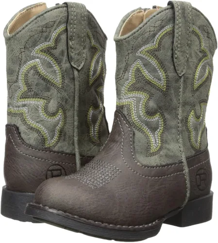 Miniatura 7 de ROPER Botas Cody Western unisex para niños, Beige