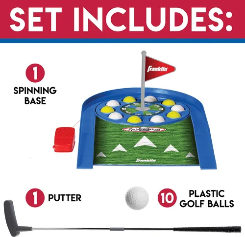Miniatura 3 de Franklin Sports Juego de golf Spin N Putt
