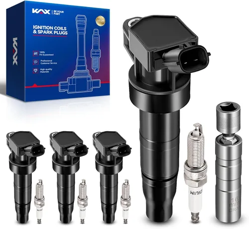 Miniatura 26 de Bobina de encendido KAX UF303 Paquete de 6 unidades Compatible con Trailblazer, Envoy XL, H3, Trailblazer EXT, Rainier, i-370, i-350, i-290, i-280
