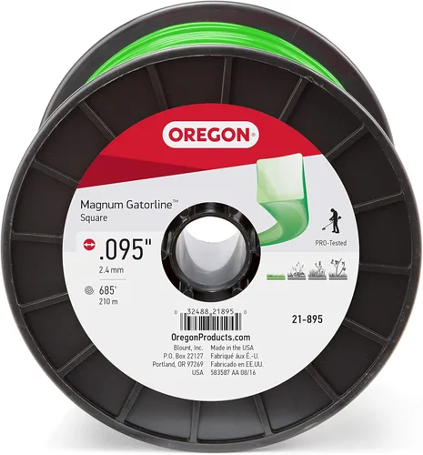 Miniatura 11 de Oregon 19-041 Gatorline Línea de recortadora cuadrada precortada de 0.095 pulgadas de diámetro x 8 pulgadas de largo, 50 piezas por tubo