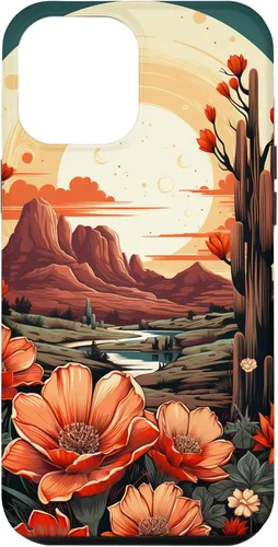 Miniatura 26 de Retro Flower Cactus, Aesthetic, Western Boho Wildflower Case for iPhone 17